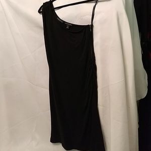 Banana Republic one shoulder black dress